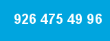 926 475 49 96 926 475 49 96